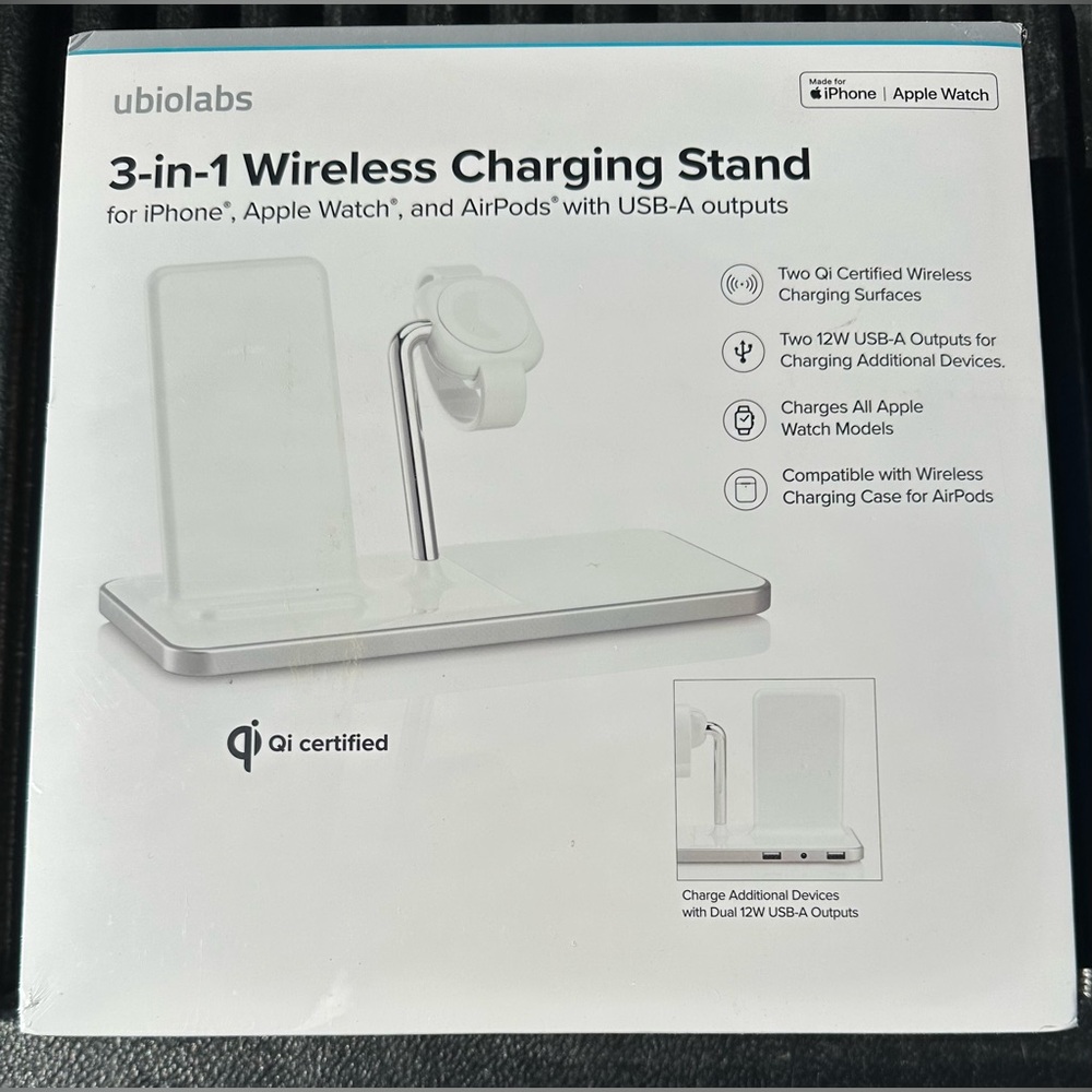Ubiolabs 3-in-1 Wireless Charging Stand